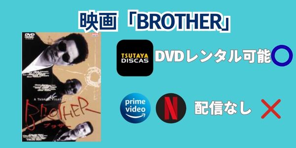 brother 配信・DVDレンタル状況