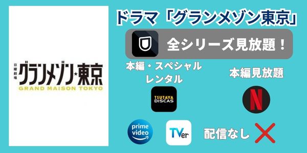 グランメゾン東京 どこで見れる
