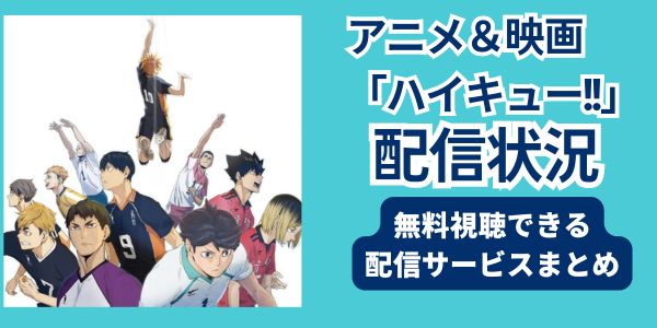 アニメ「ハイキュー!!」シリーズ　配信状況