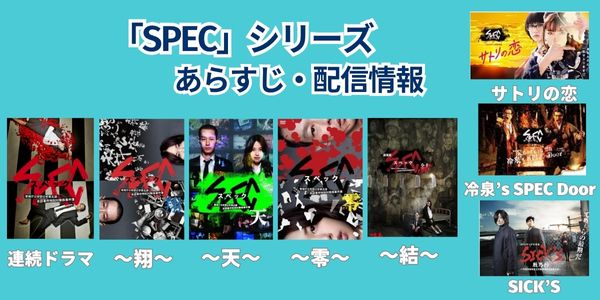 specシリーズ あらすじ・配信状況