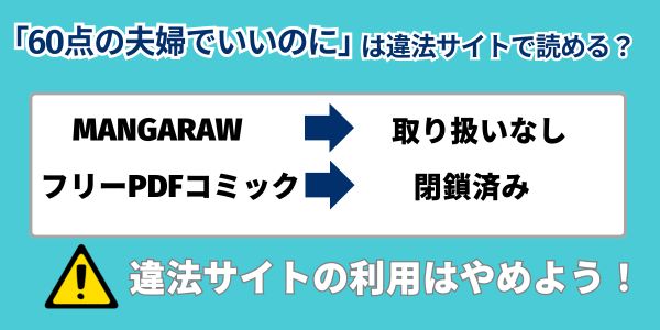60点の夫婦でいいのに 違法サイト
