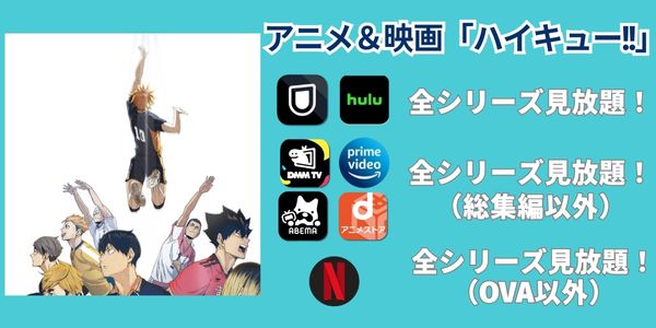 ハイキュー!! サブスク