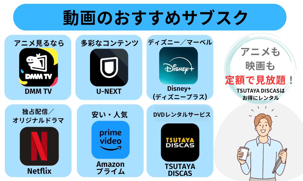 おすすめサブスク