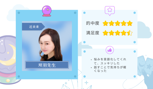 電話占いカリス 双羽先生 体験レポート