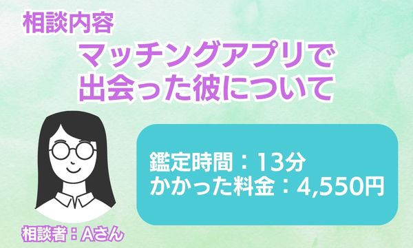 電話占いカリス美楽先生 相談者情報