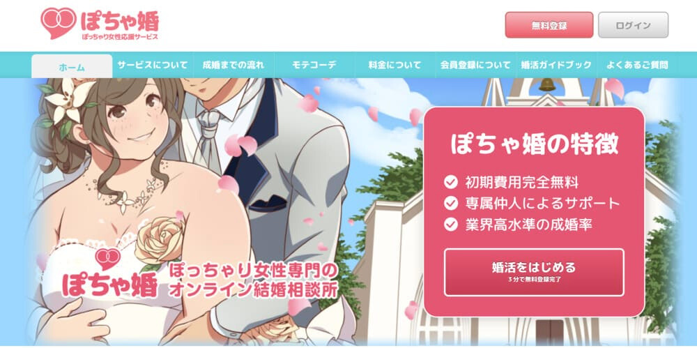 ぽちゃ婚TOP画像