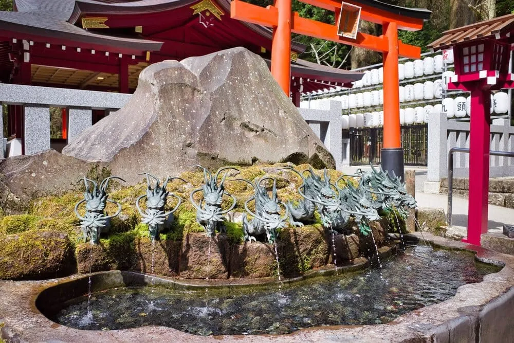 九頭龍神社の龍神水