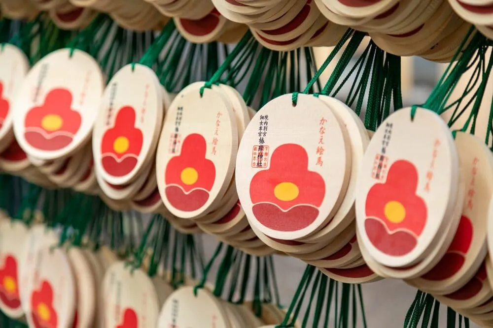 椿大神社のかなえ絵馬