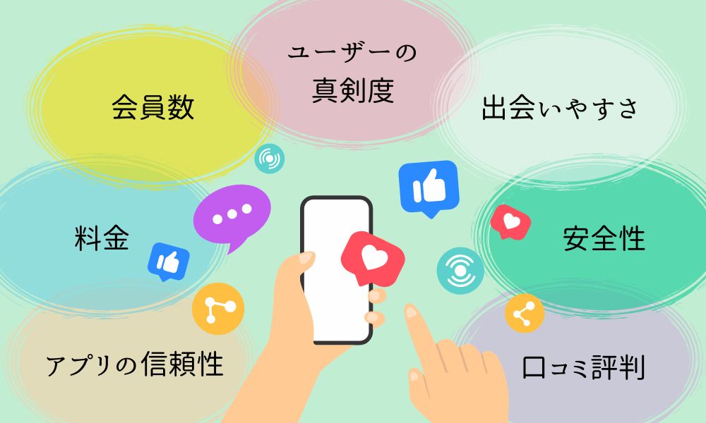 マッチングアプリのおすすめランキング