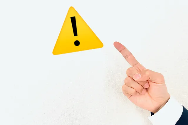 注意を促すアイコン