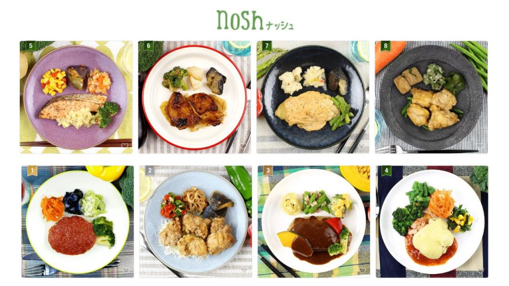noshのメニュー