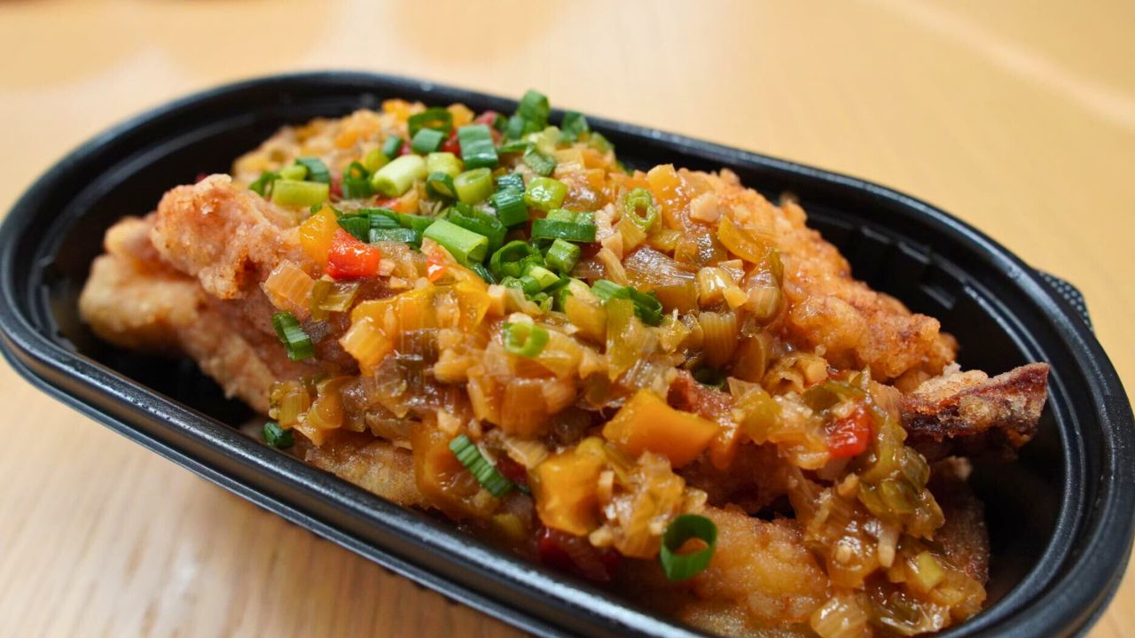 赤魚のから揚げ 香味ソース
