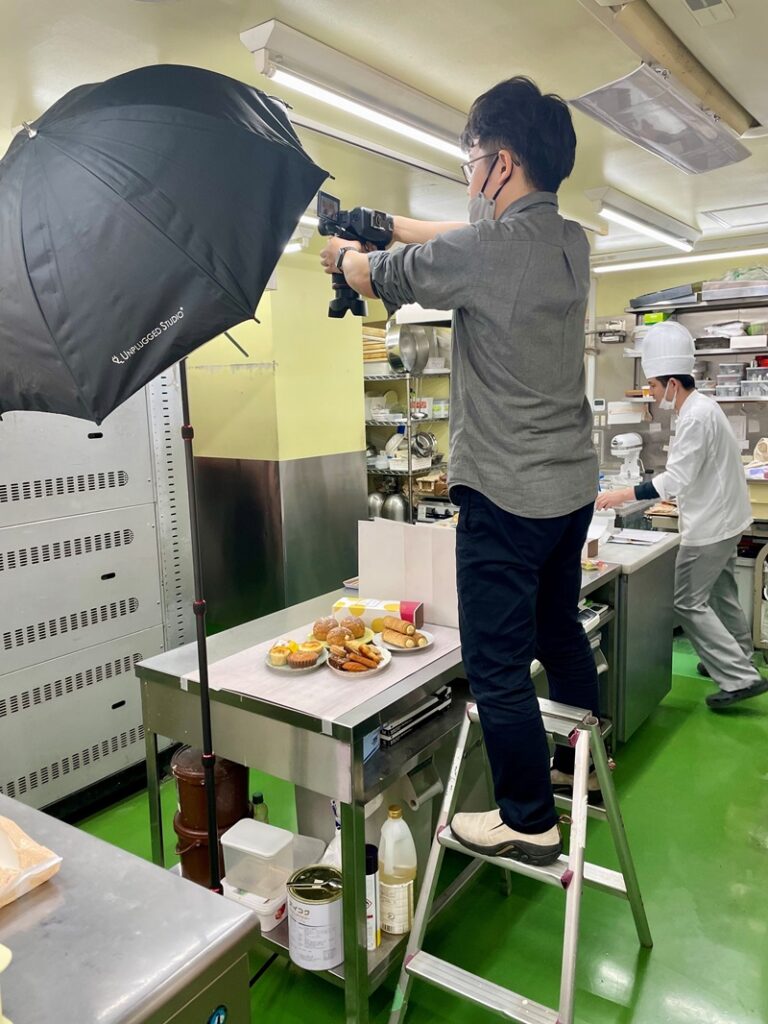 商品の撮影