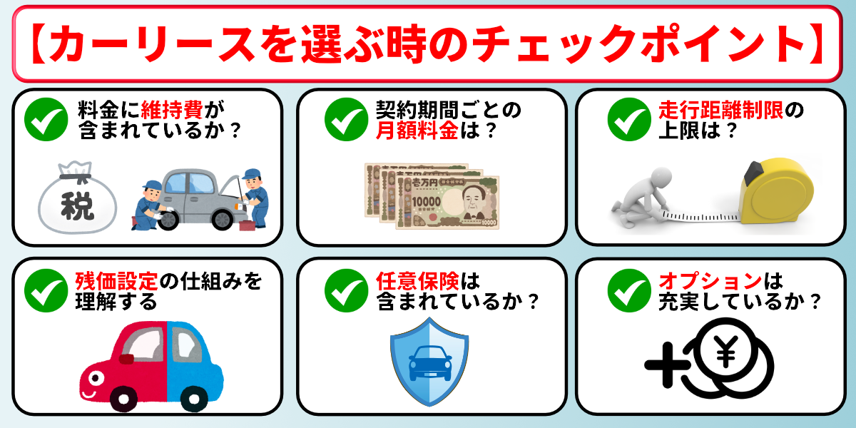 カーリース おすすめ 選び方
