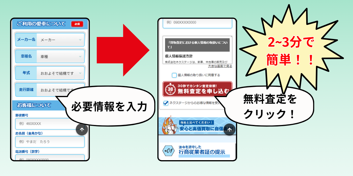 車買取 岩手 申し込み方法