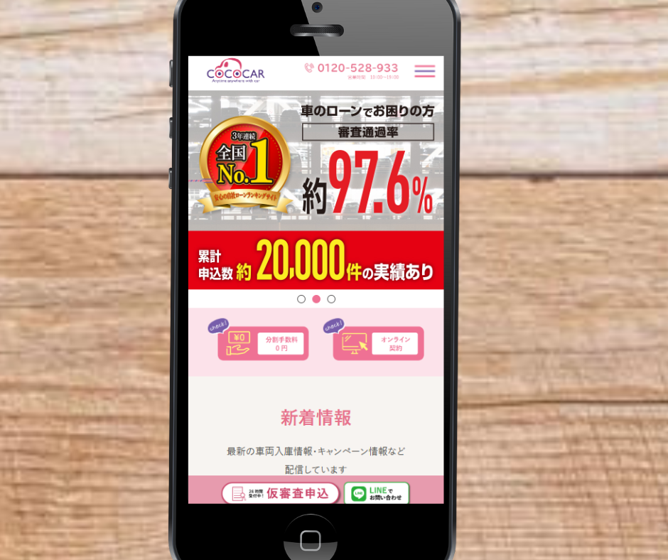 自社ローン 絶対通る おすすめ ココカー