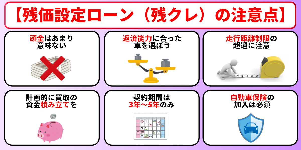 残クレとローンどっちが得 注意点