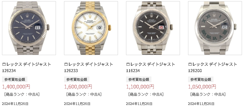 コメ兵 ロレックス 買取実績