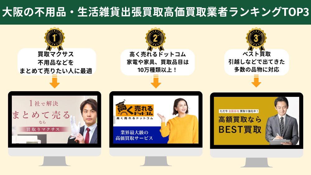 大阪出張買取 不用品生活雑貨