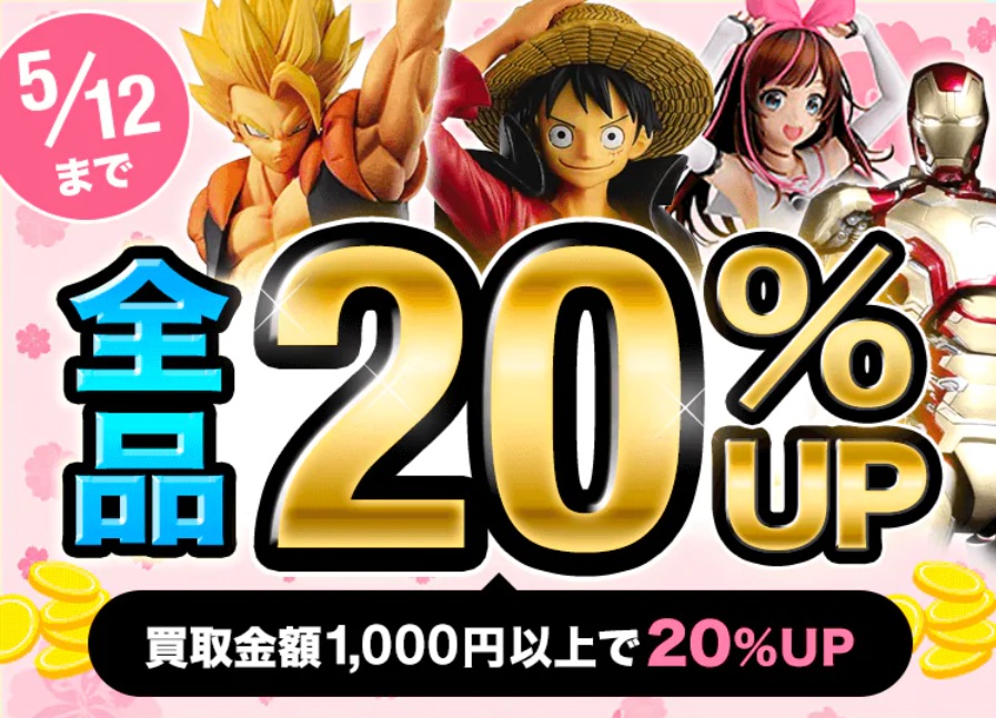 フィギュア買取ネットキャンペーン