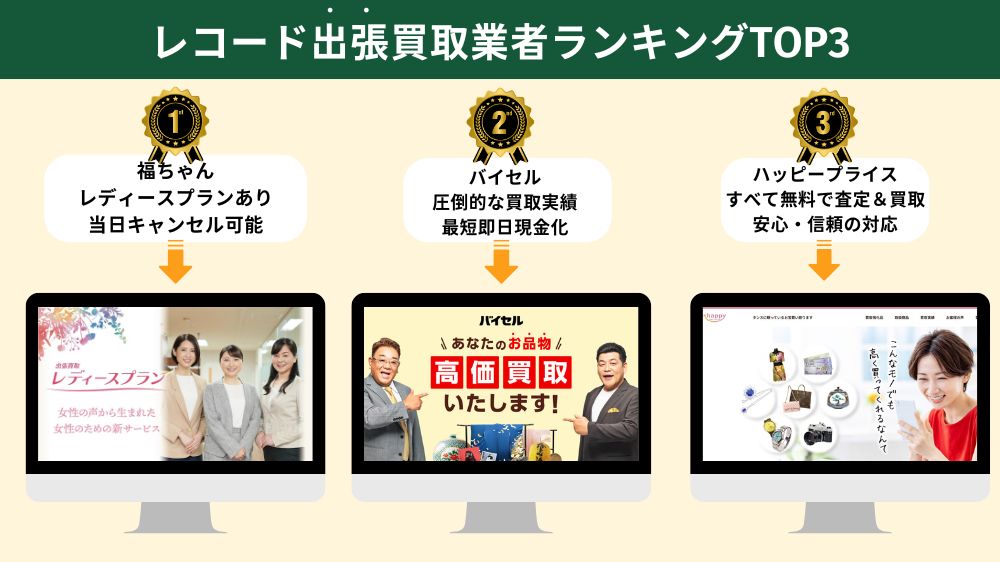 レコード出張買取ランキング