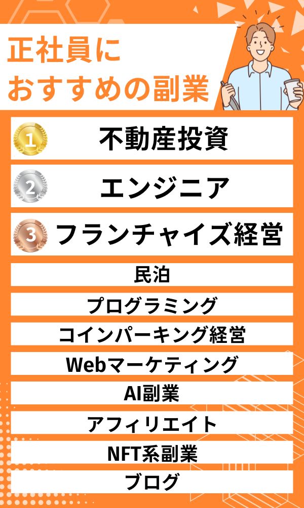 会社員におすすめの稼げる副業