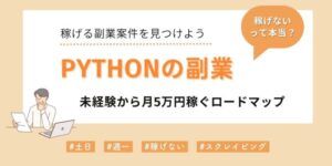 Pythonの副業で稼げる案件は？