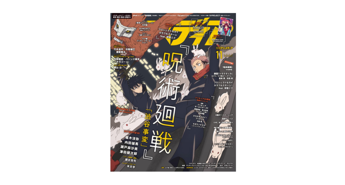 呪術廻戦 アニメディア 切り抜き ポスター まとめ売り 5年分